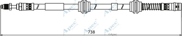 APEC BRAKING Pidurivoolik HOS3948